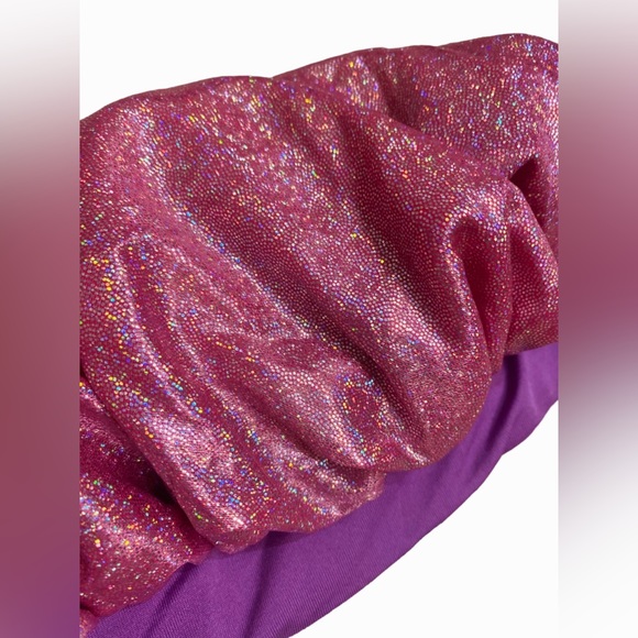 Womens Pink Night Cap/ Bonnet - Picture 2 of 3